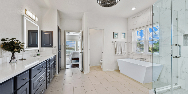 Built-In Cabinetry in Bathroom