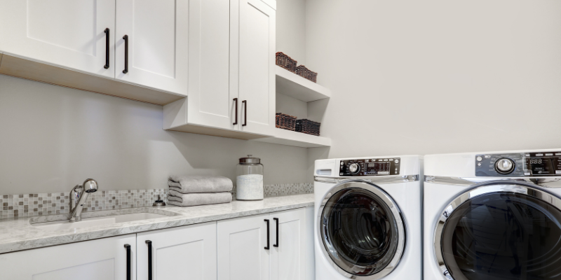 Built-In Cabinetry in Laundry Room