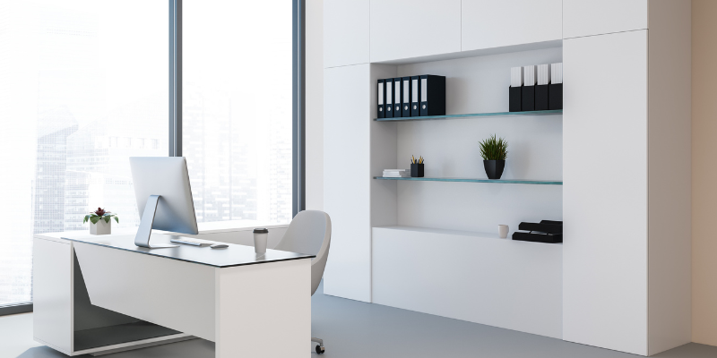 Built-In Cabinetry in Office